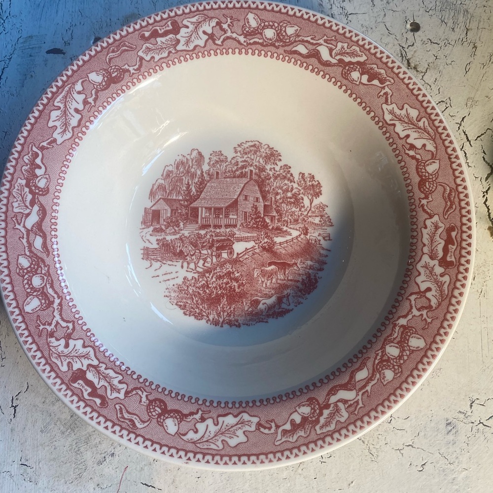 1 Royal China Memory Lane 10” Serving Bowl